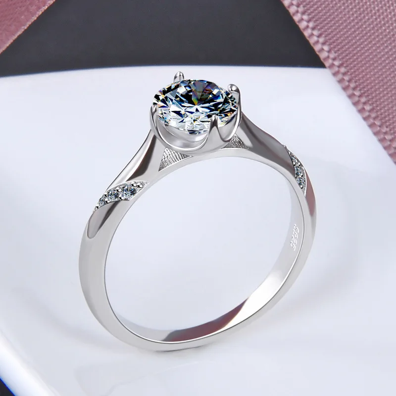 Bague Ringen кольца для женщин Стерлинговое Серебро 925 Мода классический темперамент Свадьба Помолвка подарки на день Святого Валентина высокое качество
