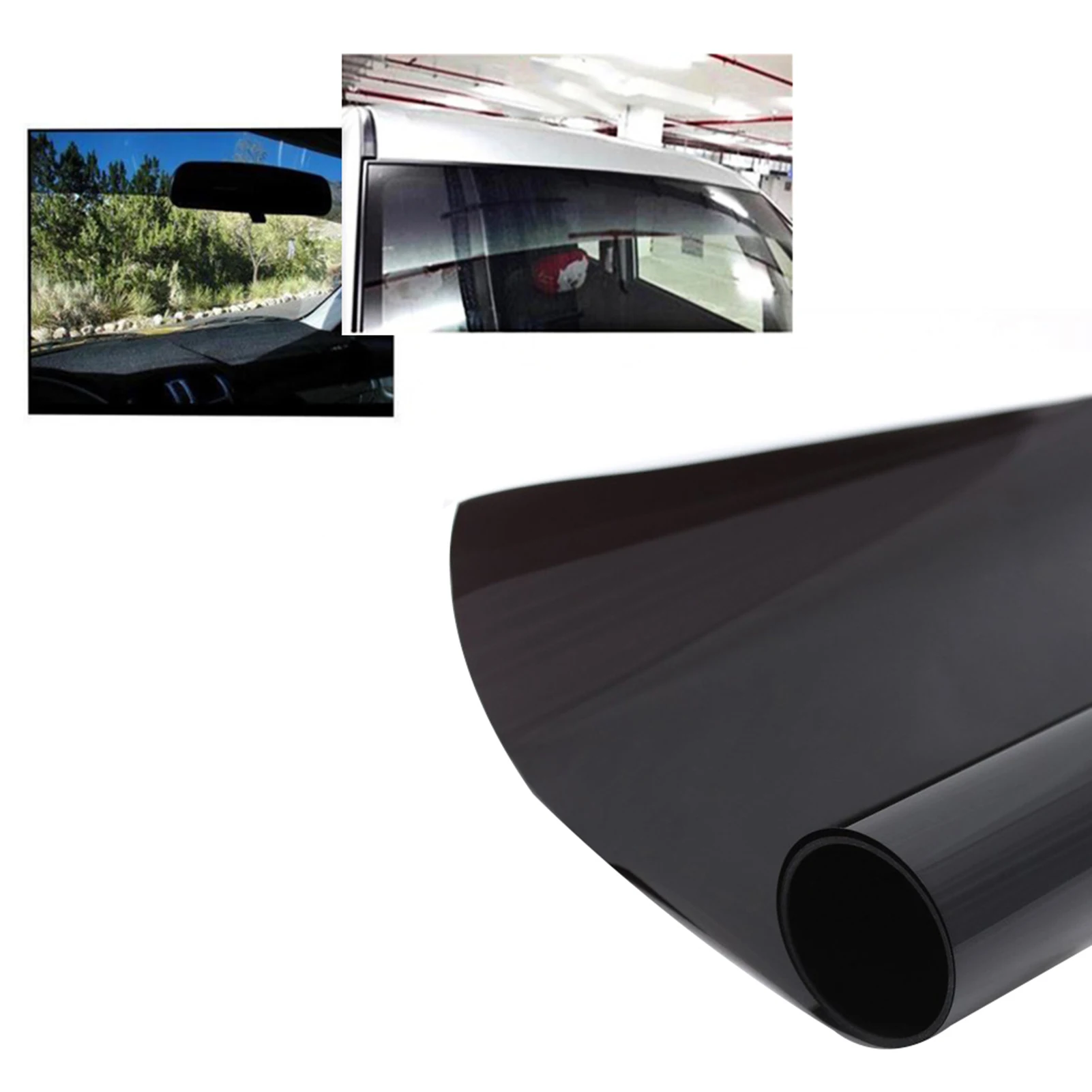 

Car Window Film Windshield Solar Protection Film Window Tint UV Blocking 150x20cm Automotive Car Window Film
