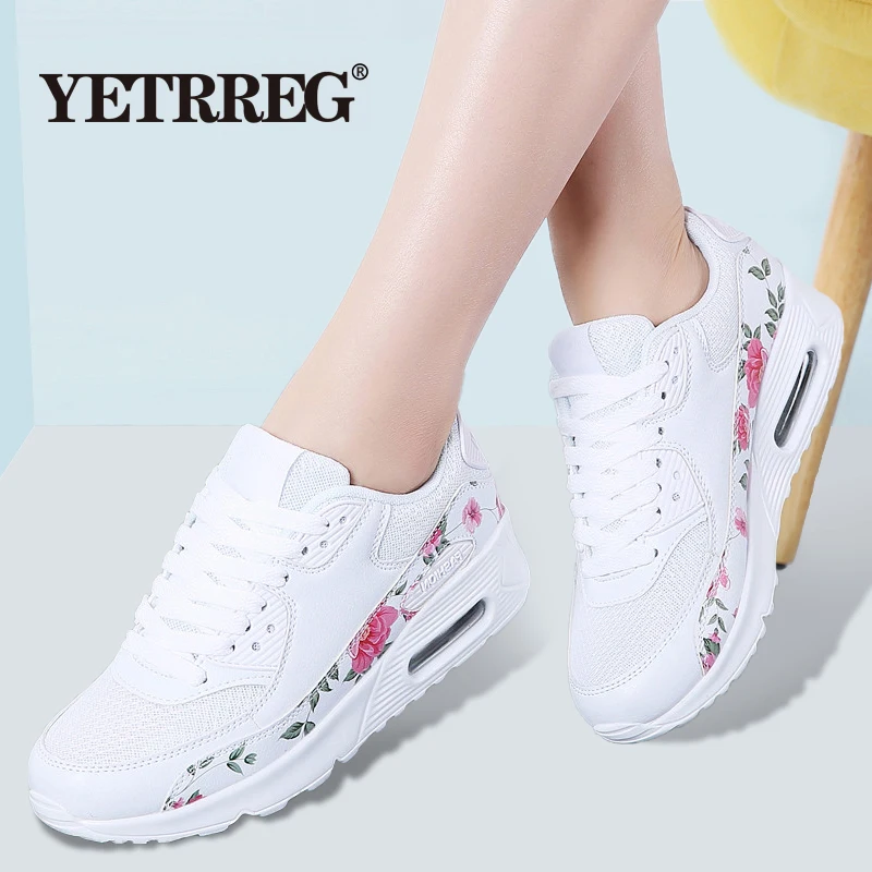 Осенние модные женские кроссовки нескользящая повседневная обувь женская