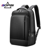 bopai backpack men business large laptop back pack for teenagers waterproof schoolbag male travel bookbag 15 6 inch computer bag