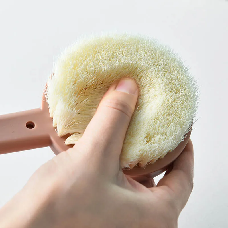 

Bath Brush Long Handle Scrubber Skin Massage Brush Soft hair Body Brush For Back Exfoliation Brushes Bathroom Accessories