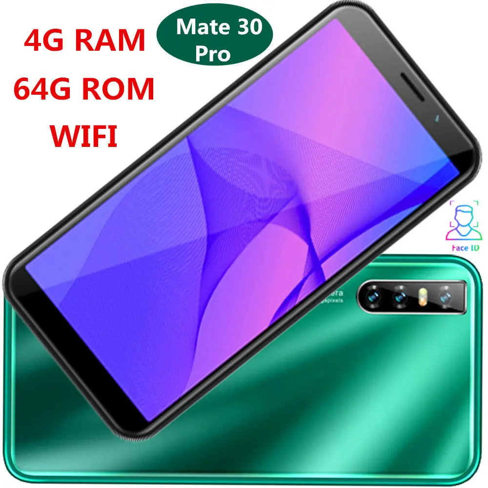 Коврики 30 Pro quad core смартфонов 4 Гб Оперативная память 64 Встроенная 13MP 6 0 дюймов android