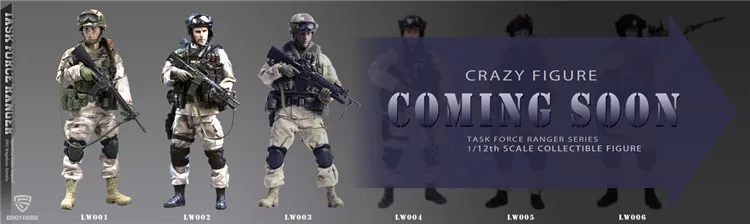CrazyFigure LW006 LW003 1/12 военный M14 США Delta спецназ операция Готическая змея Solider полный набор игрушек для фанатов