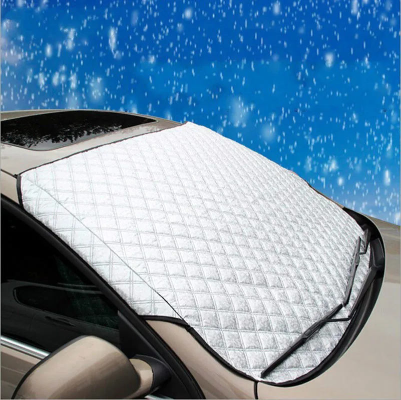 

Winter Hot Sell SUV 100cm*147cm Car Window Snow Sunshade Cover Auto Window Sun Reflective Shade Windshield For Mazda Sunshade