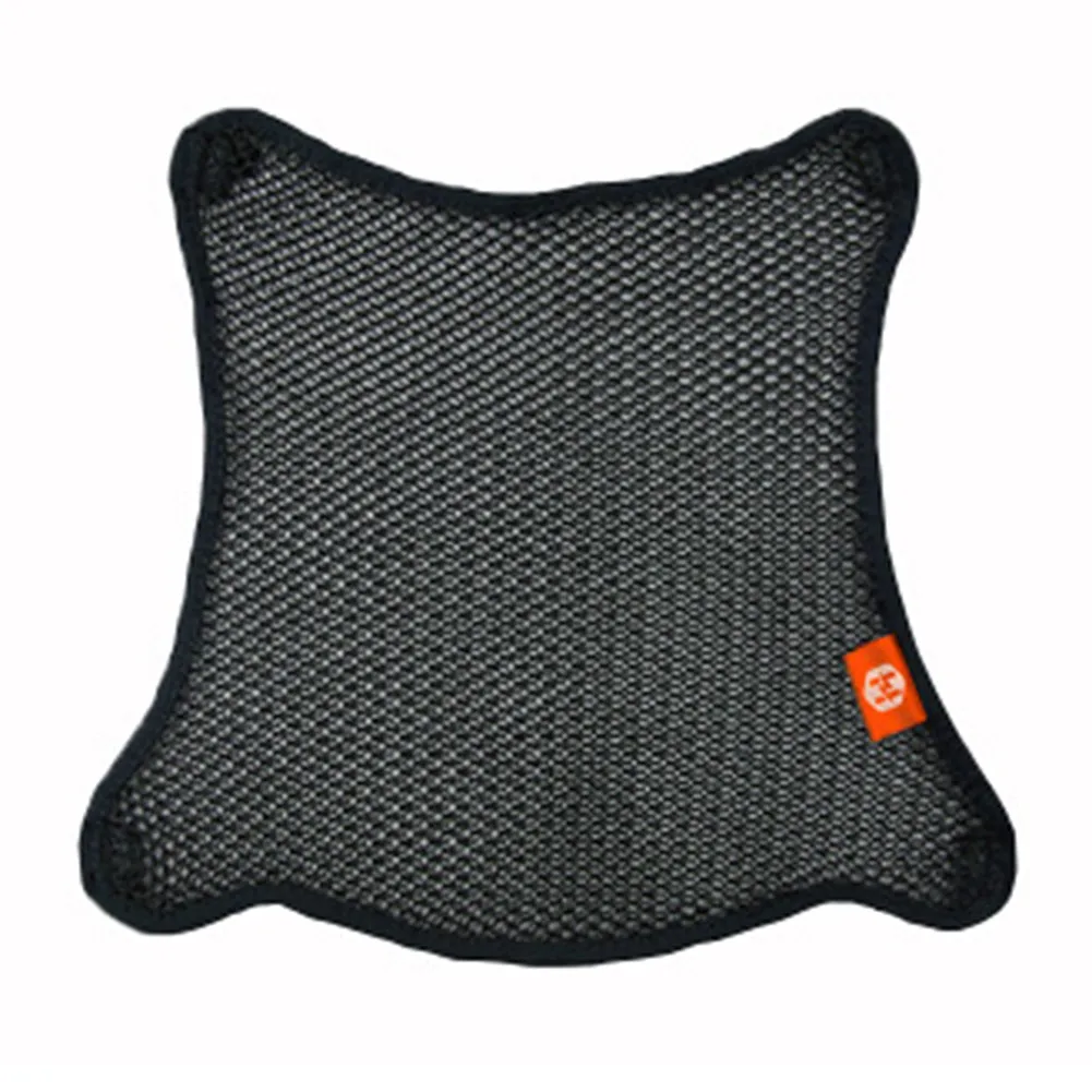 

Black Motorcycle Seat Cushion Breathable 3D Mesh Net Accessries Anti-Skid