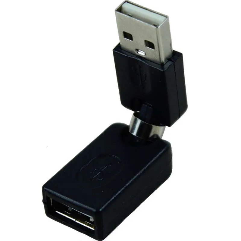 Новый USB 2 0 мужчина к Женский 360 градусов угол поворота удлинитель адаптер Горячий