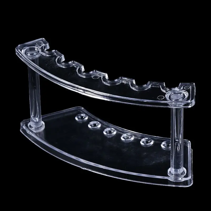 Plastic 6 Slot Pen Jewelry Display Holder Stand Rack High Quality | Канцтовары для офиса и дома