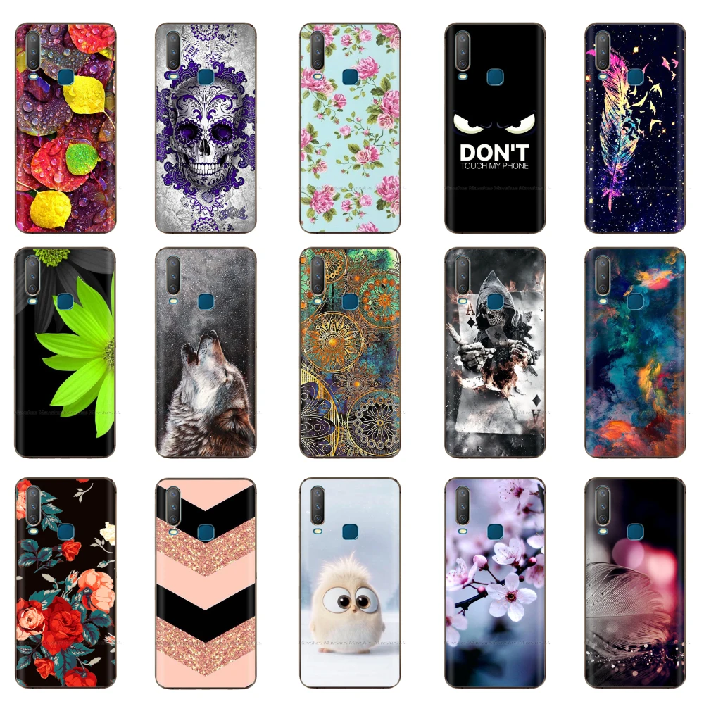 

For VIVO Y12 Case Coque TPU Silicone Soft Cover on For VIVO Y12 Y17 Y 12 15 VIVOY12 Case Bumper Full 360 Protective Shell Fundas
