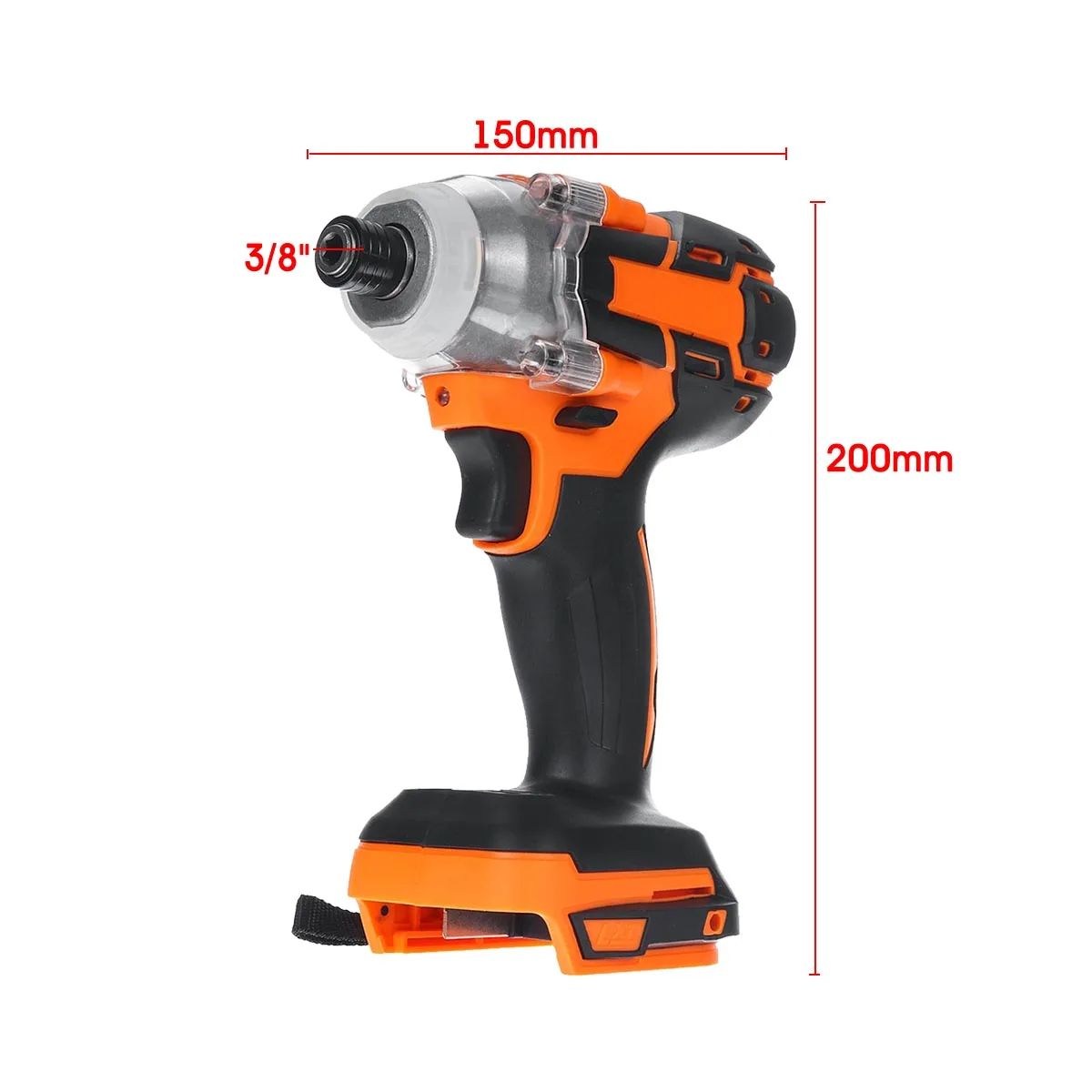 

550 N.m Cordless 3/8'' Electric Screwdriver Speed Brushless Impact Wrench Rechargable with LED Light For Makita 18V Battery