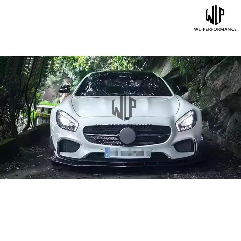 Автомобильный Стайлинг AMG GT GTS передний бампер из углеродного волокна задний