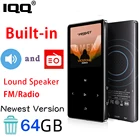 Портативный mp3-плеер IQQ X23, 16 ГБ, с сенсорным экраном, поддержка Bluetooth и динамика, с Fmрадио, металлический корпус, hi-fi музыка