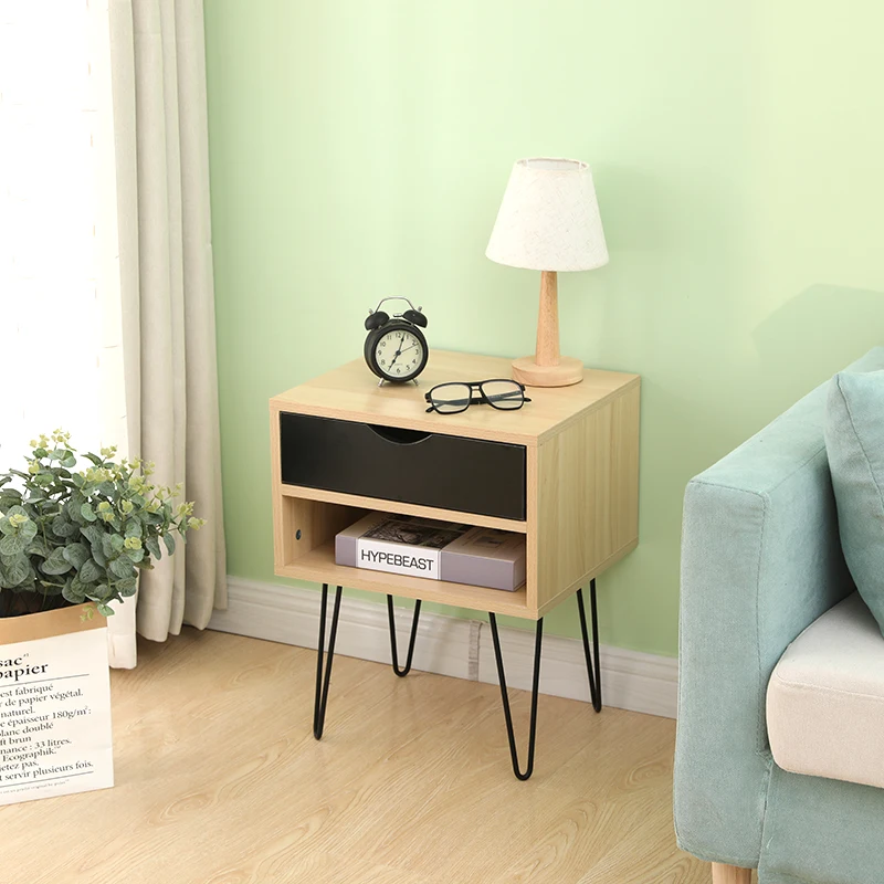 

Прикроватный столик, деревянный комод, удобная мебель для спальни, прикроватный шкаф, Скандинавская Туалетная вспомогательная тумбочка HWC