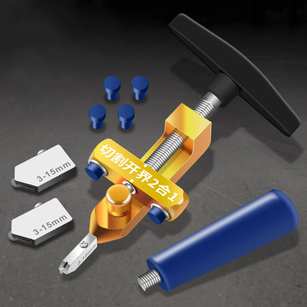 2 в 1 режущее колесо нож инструменты Керамическая плитка резка стекла Алмазный