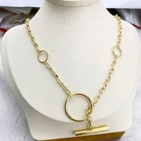 women fashion new goddess luxury gold neckles luxe jewelry stainless steel