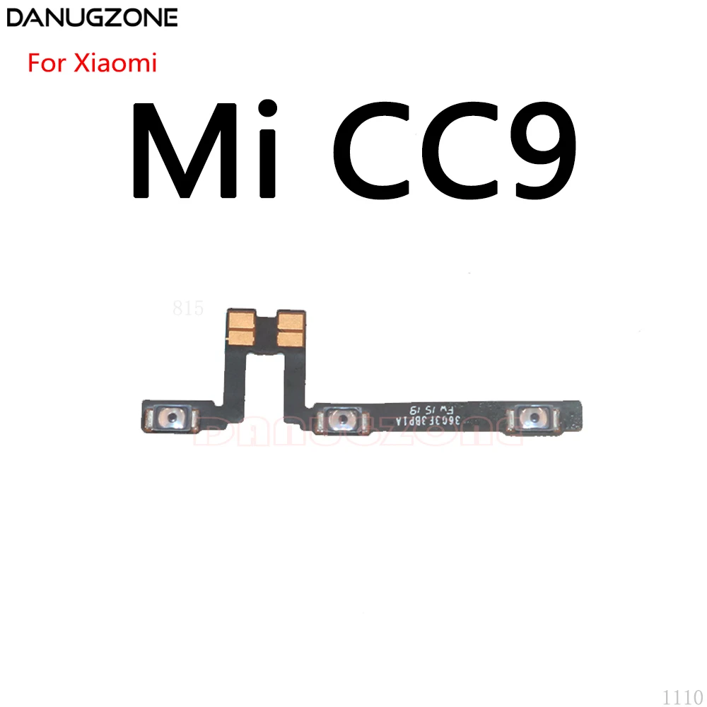 

10PCS/Lot For Xiaomi Mi CC9 Pro CC9E Power Button Switch & Volume Up / Down On / Off Button Flex Cable