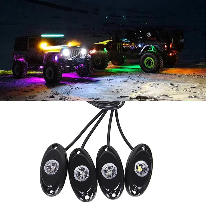 Автомобильный светодиодный атмосферный светильник в виде скалы внутренняя и