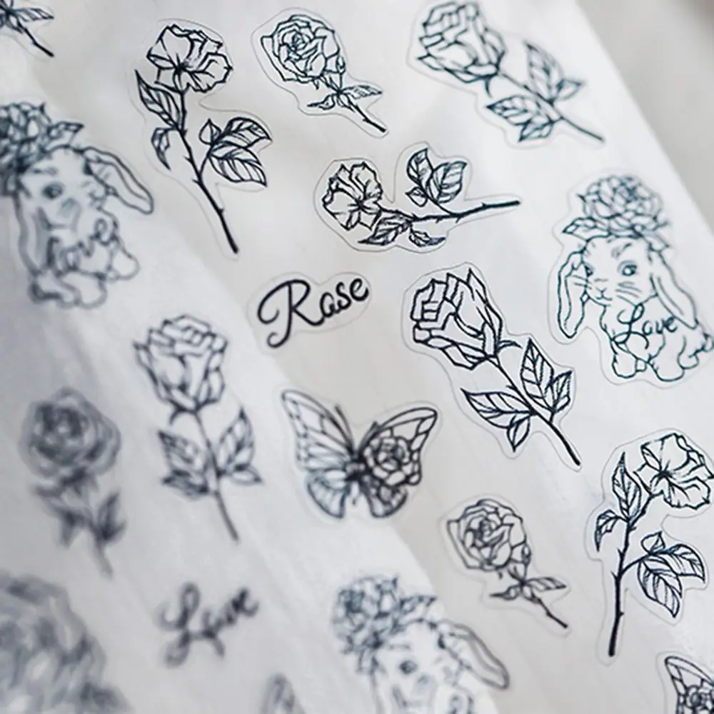 

Manicure Accessories Rose Nail Art Stickers DIY Nail Art Decoration Nail Decal