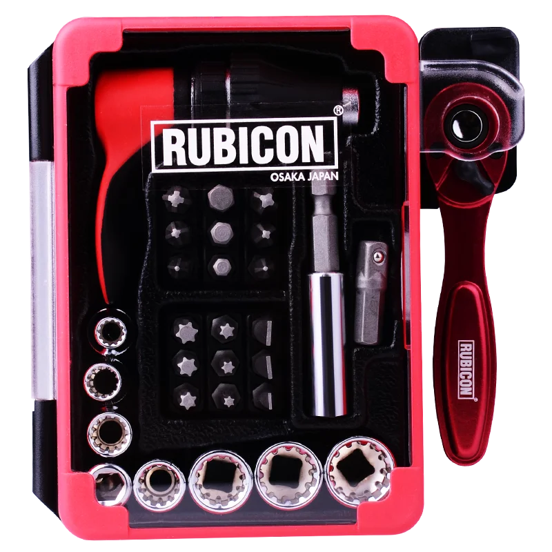 

30pcs Mini 1/4” Socket Wrench Set Ratchet Wrench Screwdriver72 Tooth Offset Ratchets Spanner Changeable Bit Socket Hand Tools