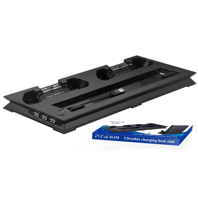 3 USB порта охлаждающий вентилятор подставка RGB светодиодный кулер Chargring Stand для