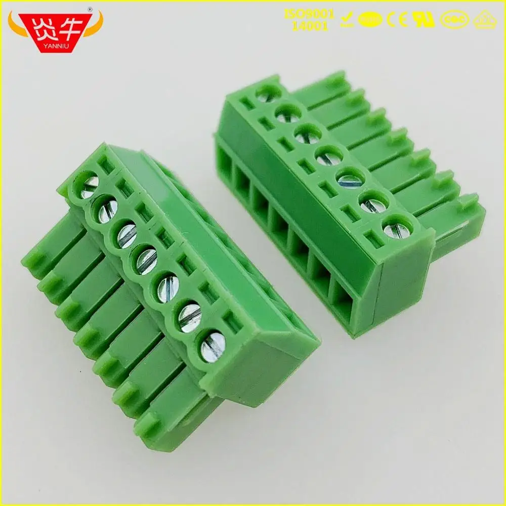 2EDGK-3.5-7P KF2EDGK 3,5 2P~ 12P PCB вставные клеммные блоки 15EDGK 3,5 мм 2PIN~ 12PIN MC 1,5/2-ST-3, 5 1840366 PHOENIX контакт DEGSON KEFA - Цвет: 2EDGK-3.5-7P