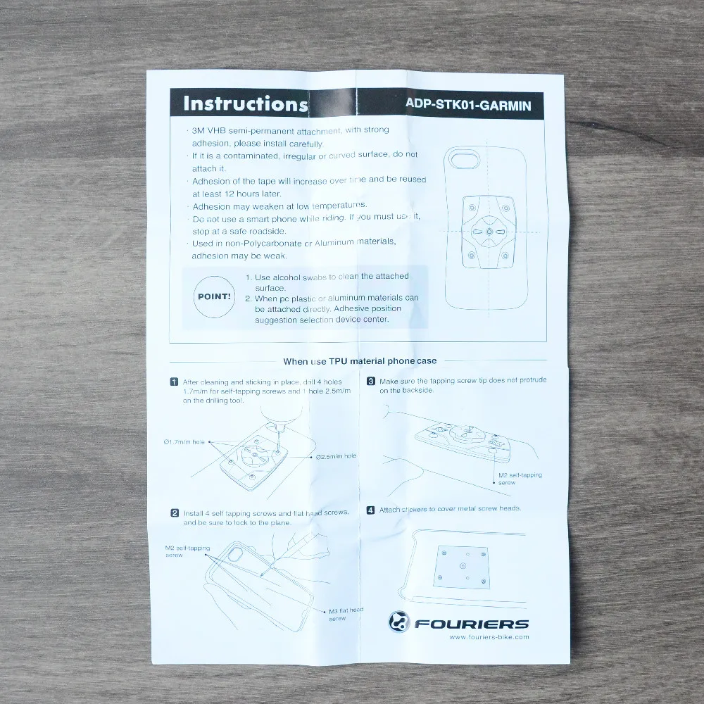fouriers adp stk bicycle phone mount mobile phone fixed seat for garmin edge 520 810 1000 gps compute mount bike parts free global shipping