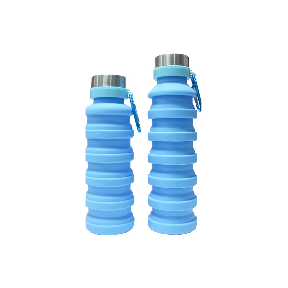 

Портативная чашка для воды 550 мл, креативная силиконовая складная чашка для воды, складная Студенческая чашка для воды