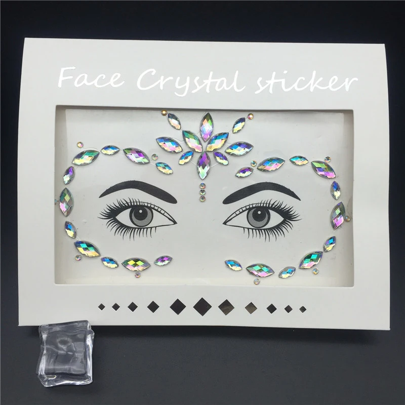 Драгоценные камни стразы для лица временная татуировка украшения фестиваля