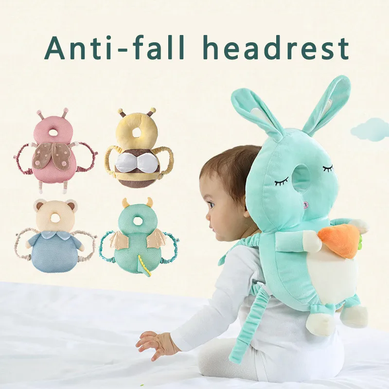 

Baby Pillow Newborn Cute Animal Baby Head Protection Cushion Kids Safety Toddler Headrest Baby Nursing Accessories Plush Toys