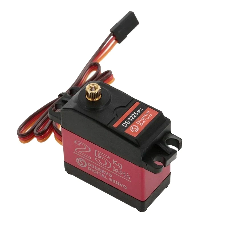 Dsservo DS3225 25 кг металлическая шестерня с высоким крутящим моментом