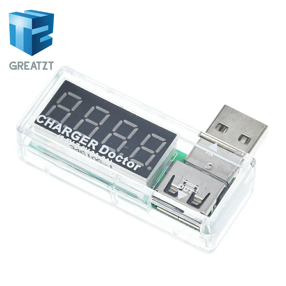 Цифровой USB Mobile Power зарядки ток напряжение Метр Тестер Мини usb зарядное устройство
