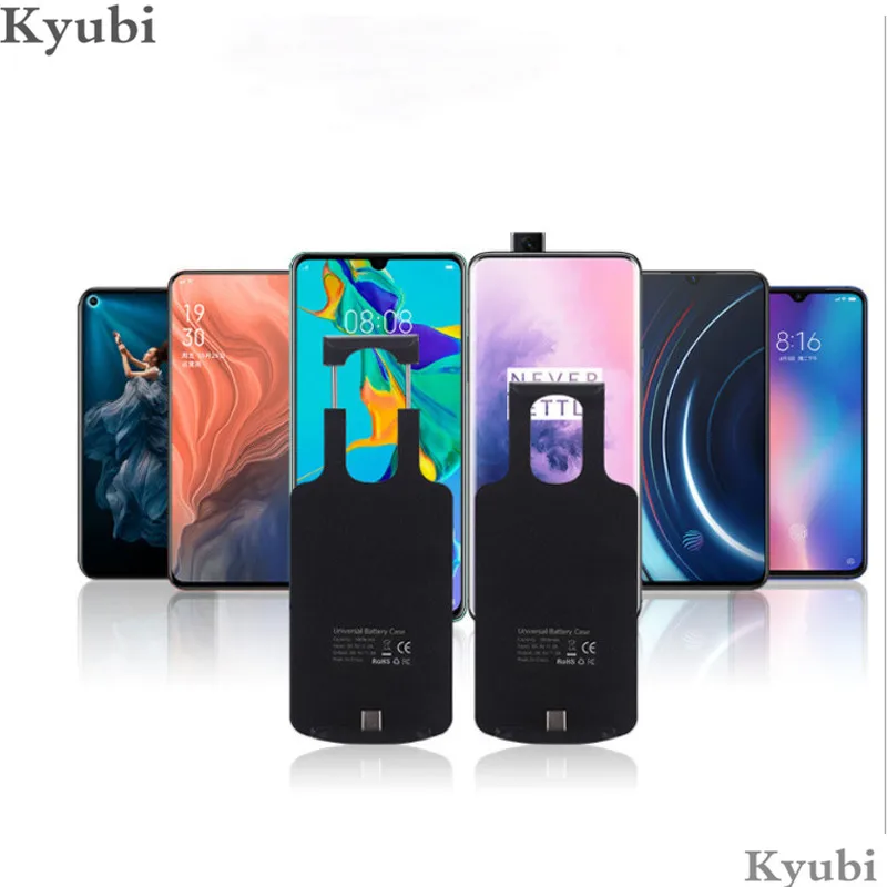 5000 мА-ч, беспроводное зарядное устройство чехол для Huawei Honor 8 9 10 магии 20 шт 2 внешним зарядным устройством для Huawei Honor V8 V9 V10 V20 Примечание 10 играть