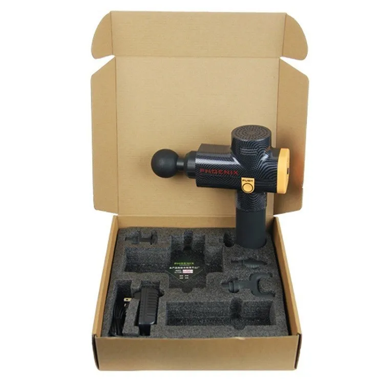 Электрический массажер для мышц терапевтический массажный пистолет Fascia