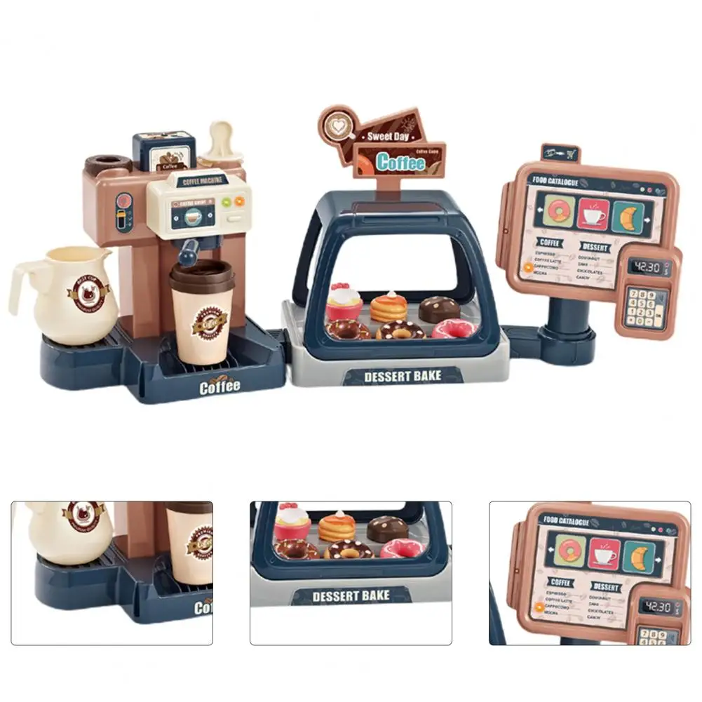 Милая игрушка для ролевых игр звуковые эффекты дома Реалистичная кофейная