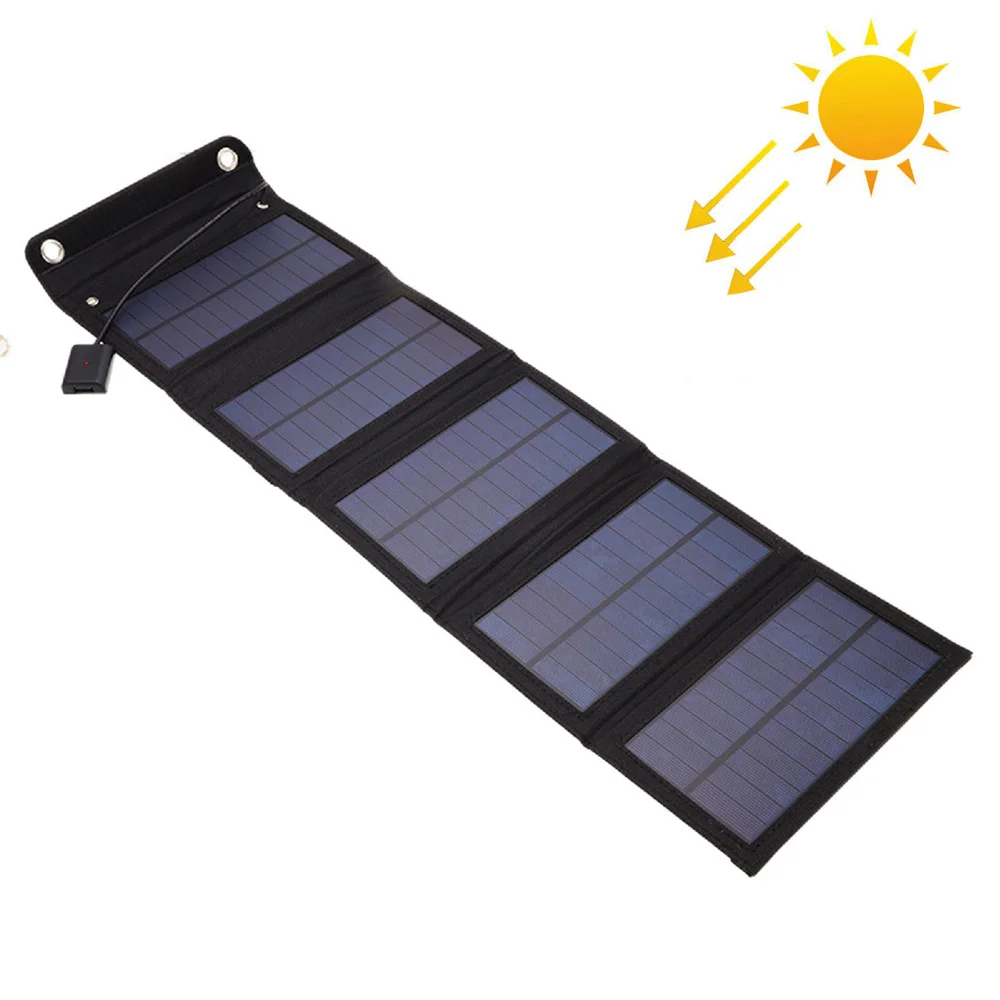 

Wallet Size 5V 15W Solar Panel Charger Fold Portable Solar Battery Charger for iPhone iPad Samsung Honor OnePlus Google LG Sony.