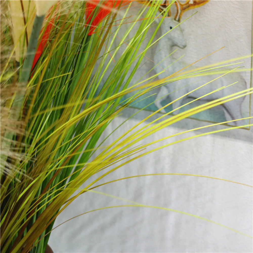 5 головок мини тростниковая Трава Искусственные дешевые искусственные цветы для