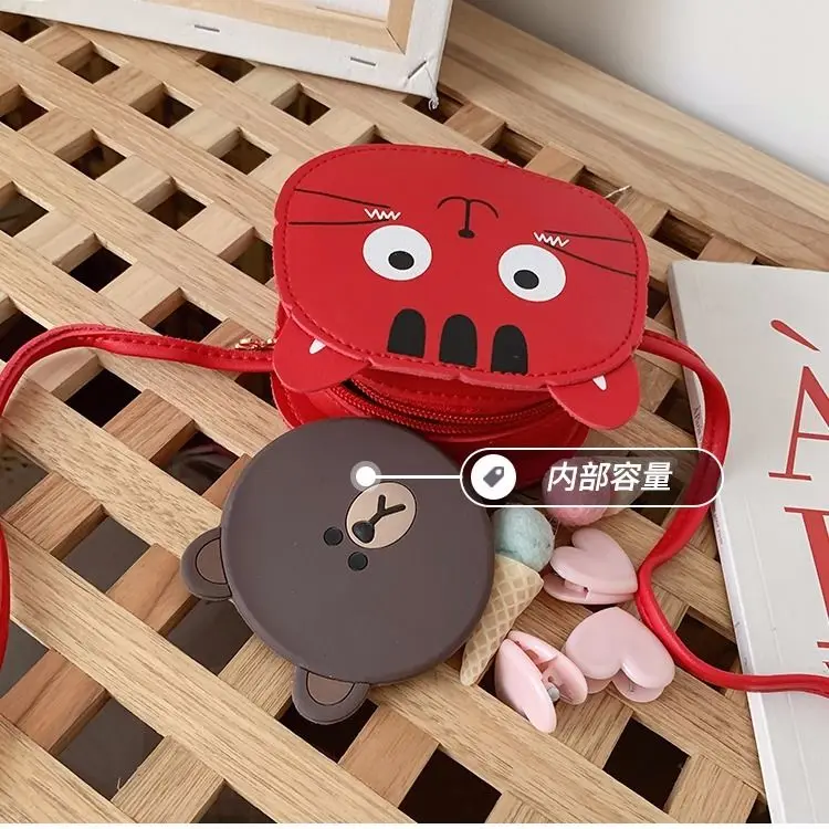 

Lovely Cats Baby Girls Coin Purse PU Leather Cute Boys Kids Mini Shoulder Bag Fashion Children Small Children's day