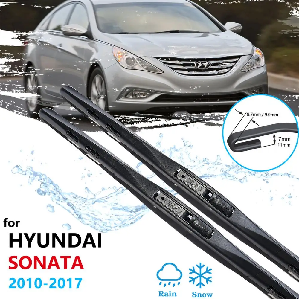 

for Hyundai Sonata YF LF 2010~2017 Car Wiper Blade Windscreen Windshield Wipers Car Accessories 2011 2012 2013 2014 2015 2016