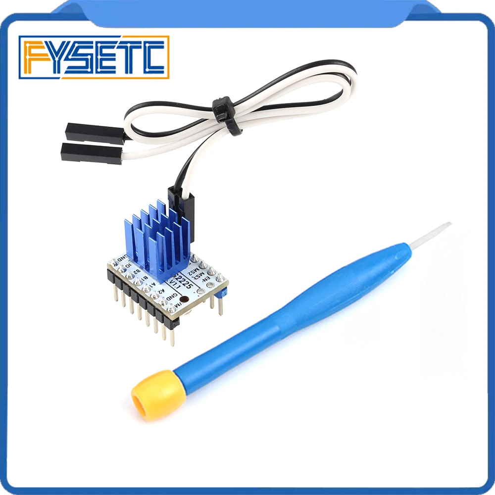 TMC S2225 V1.1 шаговый двигатель драйвер TMC2225 Stepsticks бесшумный 256 микрошаги ток 2A пик UART