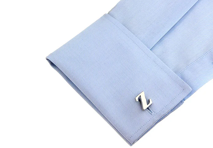 Новинка 2020 мужские французские пуговицы английские буквы Z запонки оптовая цена