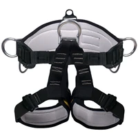 safety sitting harness for outdoor tree climbing fire protect