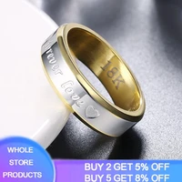 wedding band for women men 18k gold s925 silver color alternate forever love heart pattern ring lover gift no fade gift jewelry