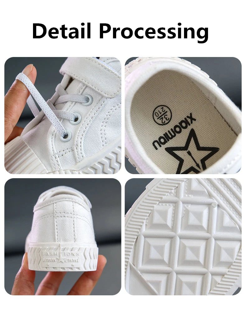 Autumn Fashion New Children Canvas ayakkabı Girls Sneakers Toddler Breathable Spring Kids Shoes For Boys Soft Casual Shoes