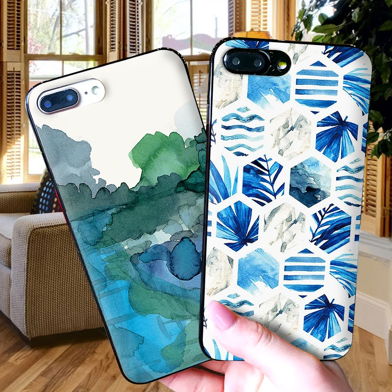 for xiaomi 8 SE A2 LITE 6X MIX 2S 3 MI F1 9 CC9E CC9 9T A3 Pro soft TPU Back Cover Dark artistic feel mixed with waves | Мобильные