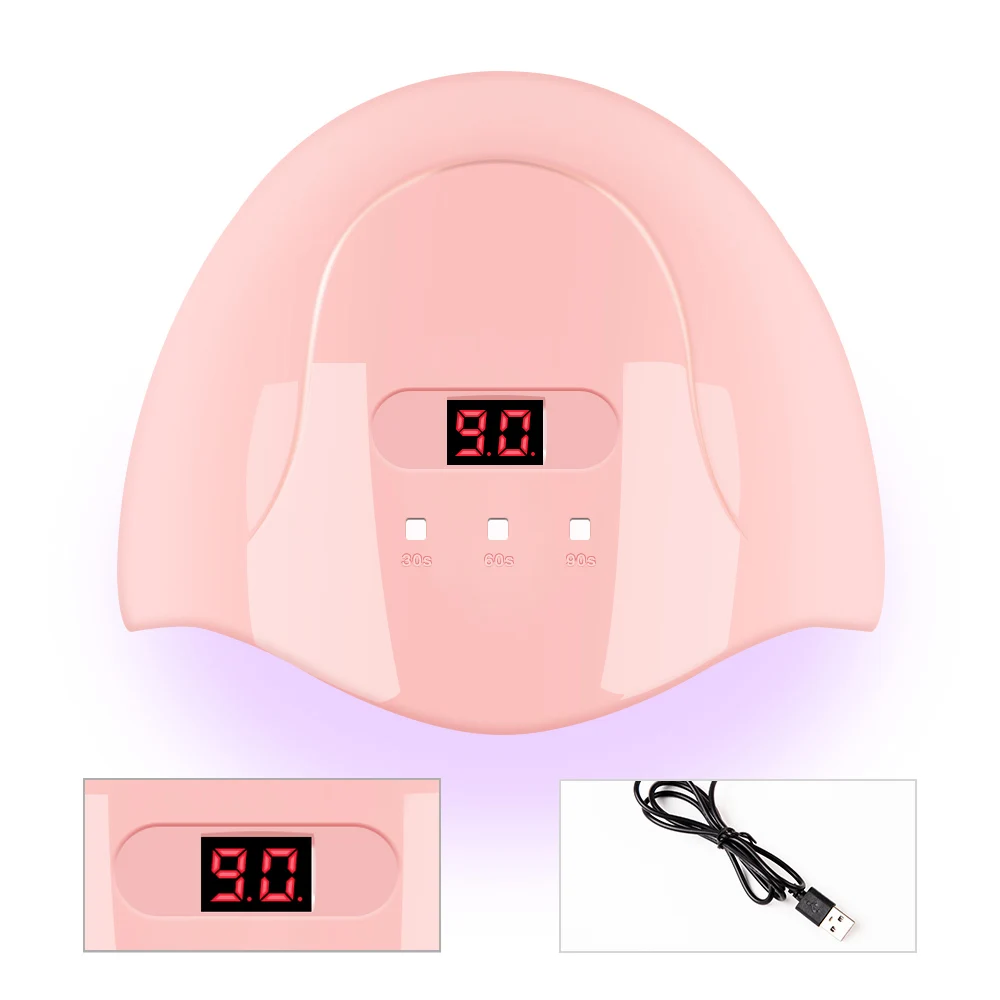 Dmoley 36Вт лампа для ногтей уф светодиодный светильник Сушилка лампы 6 Цвет в форме