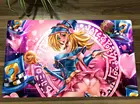 Новинка, игровой коврик Yugioh Dark Magician Girl, игровой коврик для игральных карт DMG, коврик для мыши с зонами + бесплатная сумка в подарок