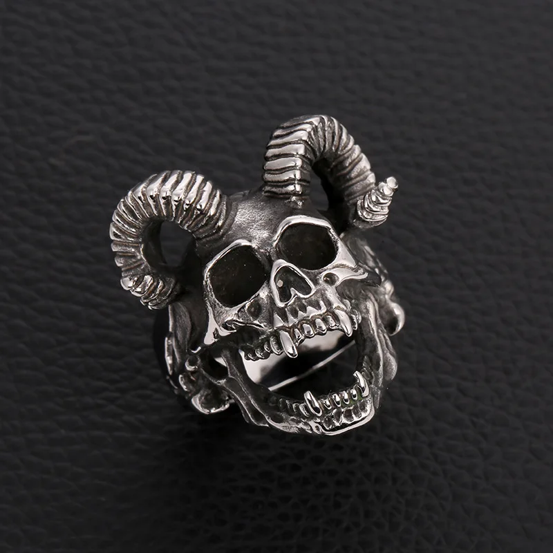 Мужские Винтажные кольца с черепом и скелетом FFLACELL готические байкерские в стиле