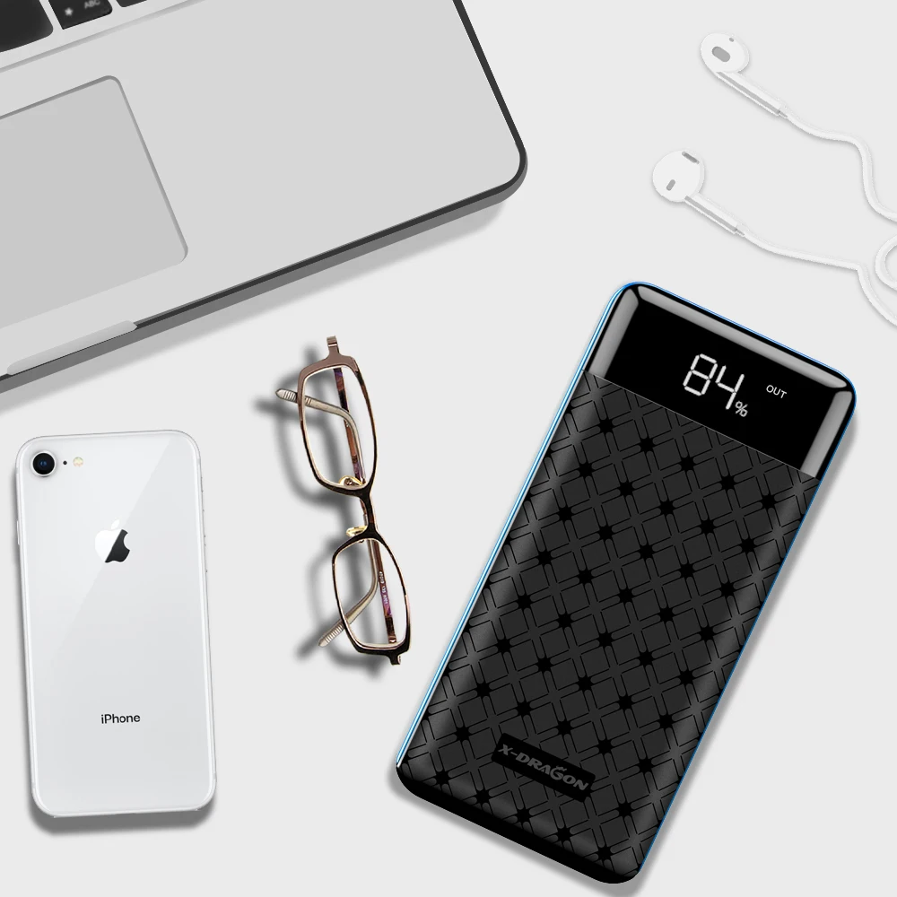 X DRAGON внешний аккумулятор 25000 мАч Внешний 3 USB для iPhone 11 iPad Samsung Xioami Huawei Sony|Внешние