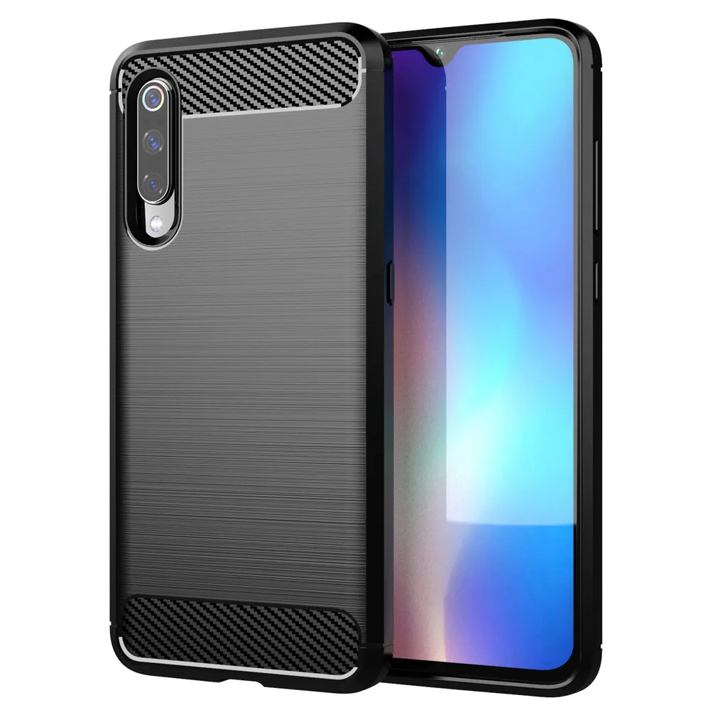 Чехол для Xiaomi Mi 9 SE, Роскошный чехол из углеродного волокна, полностью Мягкий силиконовый чехол, противоударный чехол для Xiaomi Mi 9SE, чехлы для телефонов Mi9SE