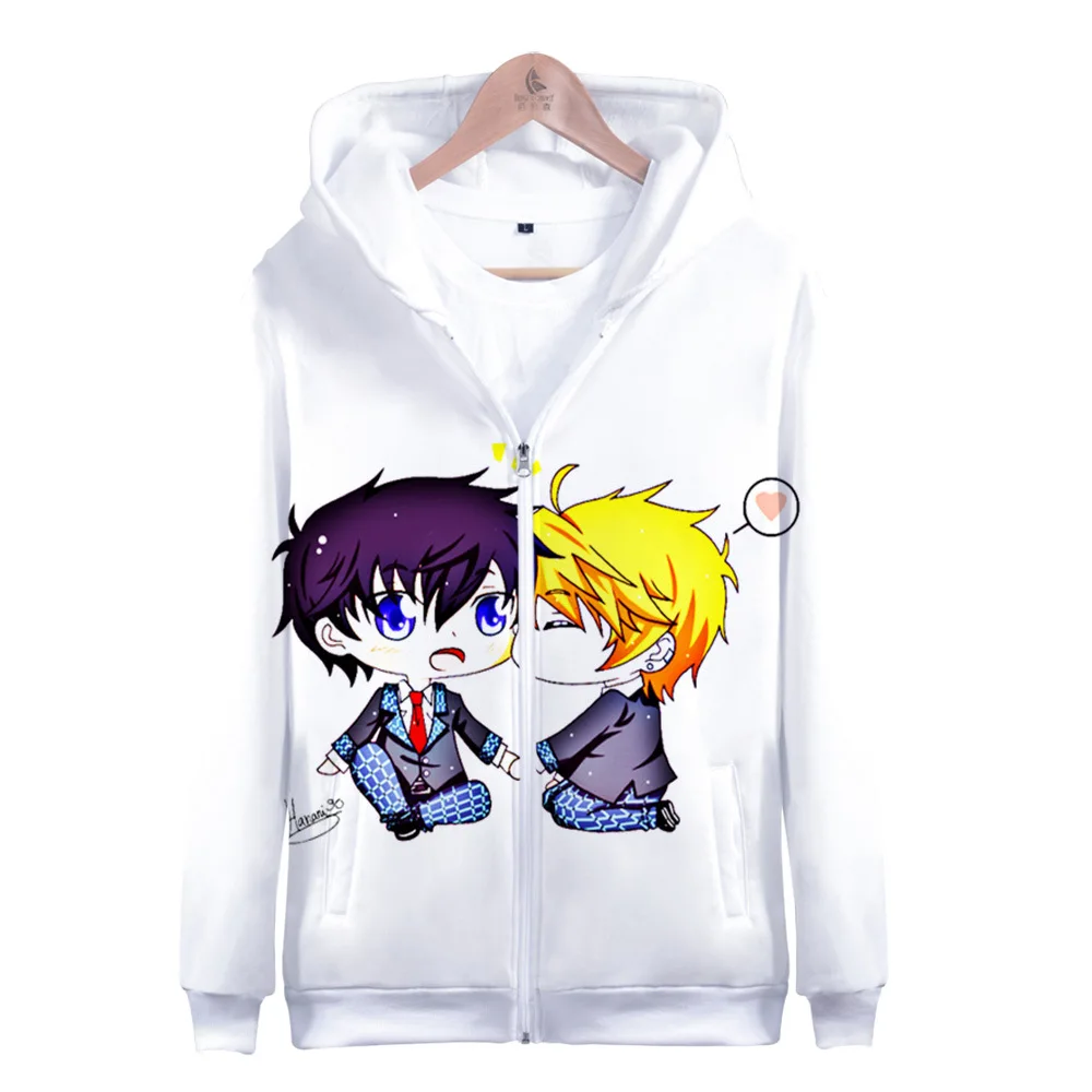 

2020 Yaoi Men/Women Zipper Hoodies 3D Print Fashion Sweatshirt Long Sleeve Coat Plus Size Zipper Hooded Clothes