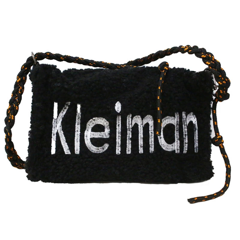 

Classic Plush Bags for Women 2020 Winter Shoulder Handbags Female Travel Clutch Lady Fashion Lux Women's Hand Bag